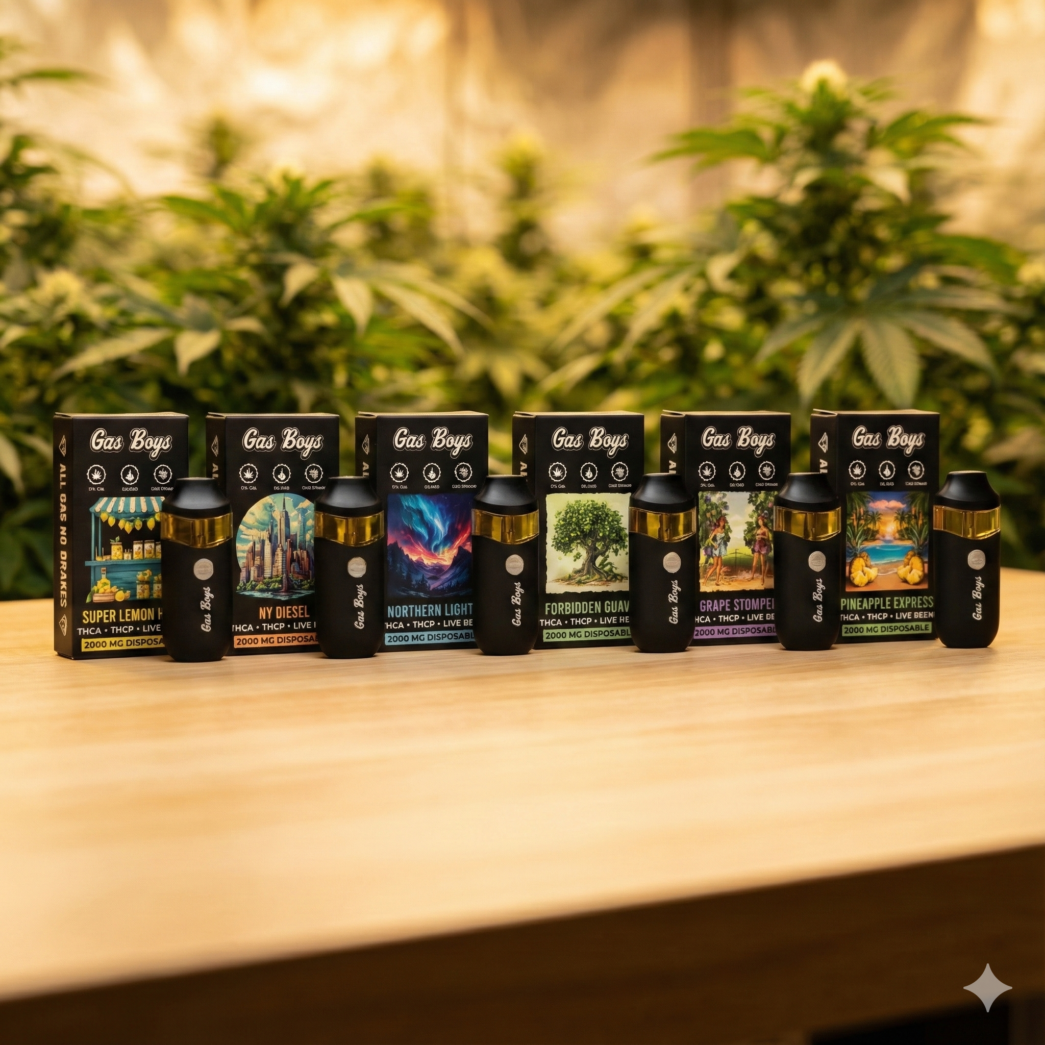 Gas Boys Disposable Vapes THCA Live Resin 3000 mg