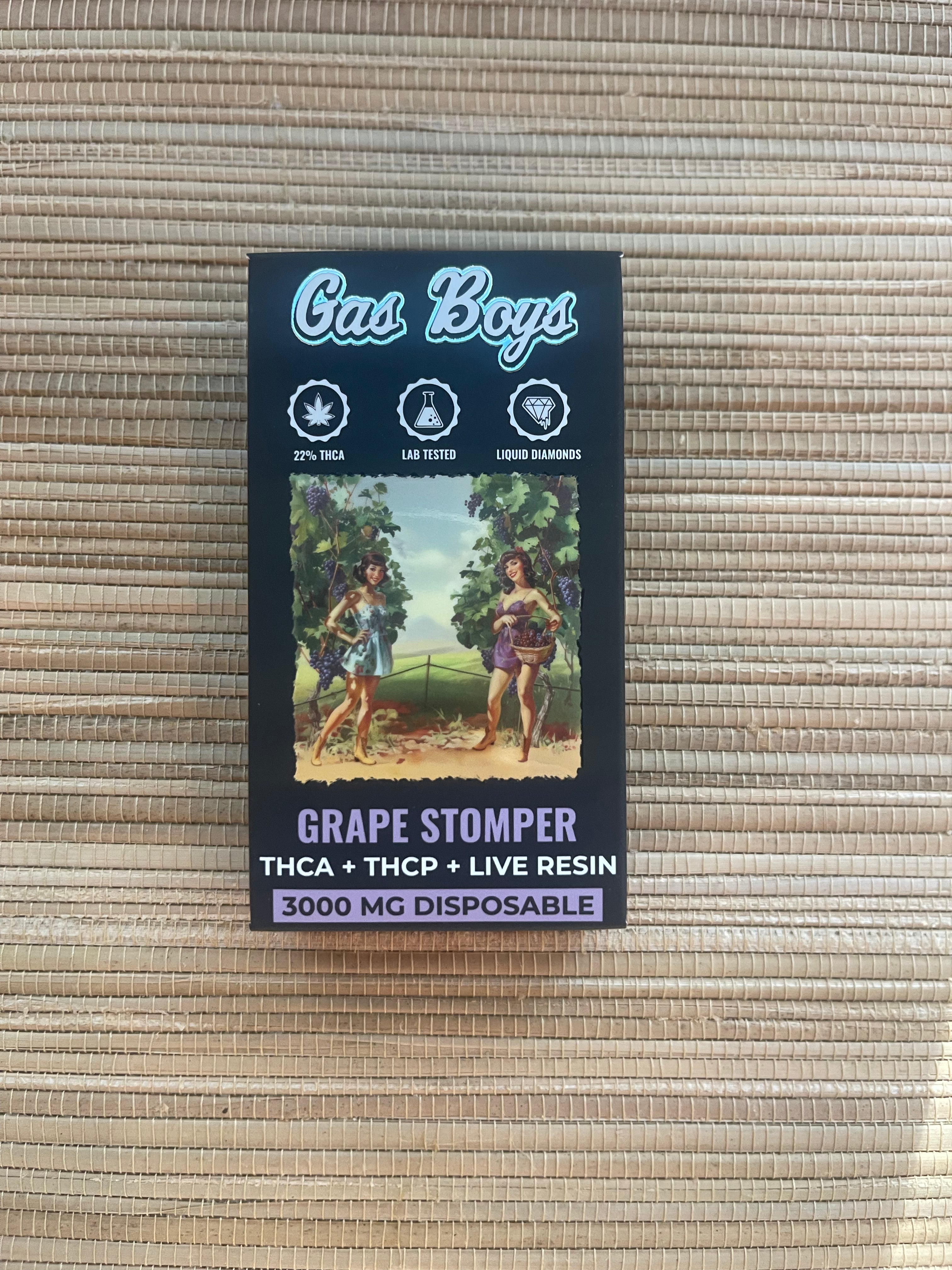 Gas Boys Disposable Vapes THCA Live Resin 3000 mg