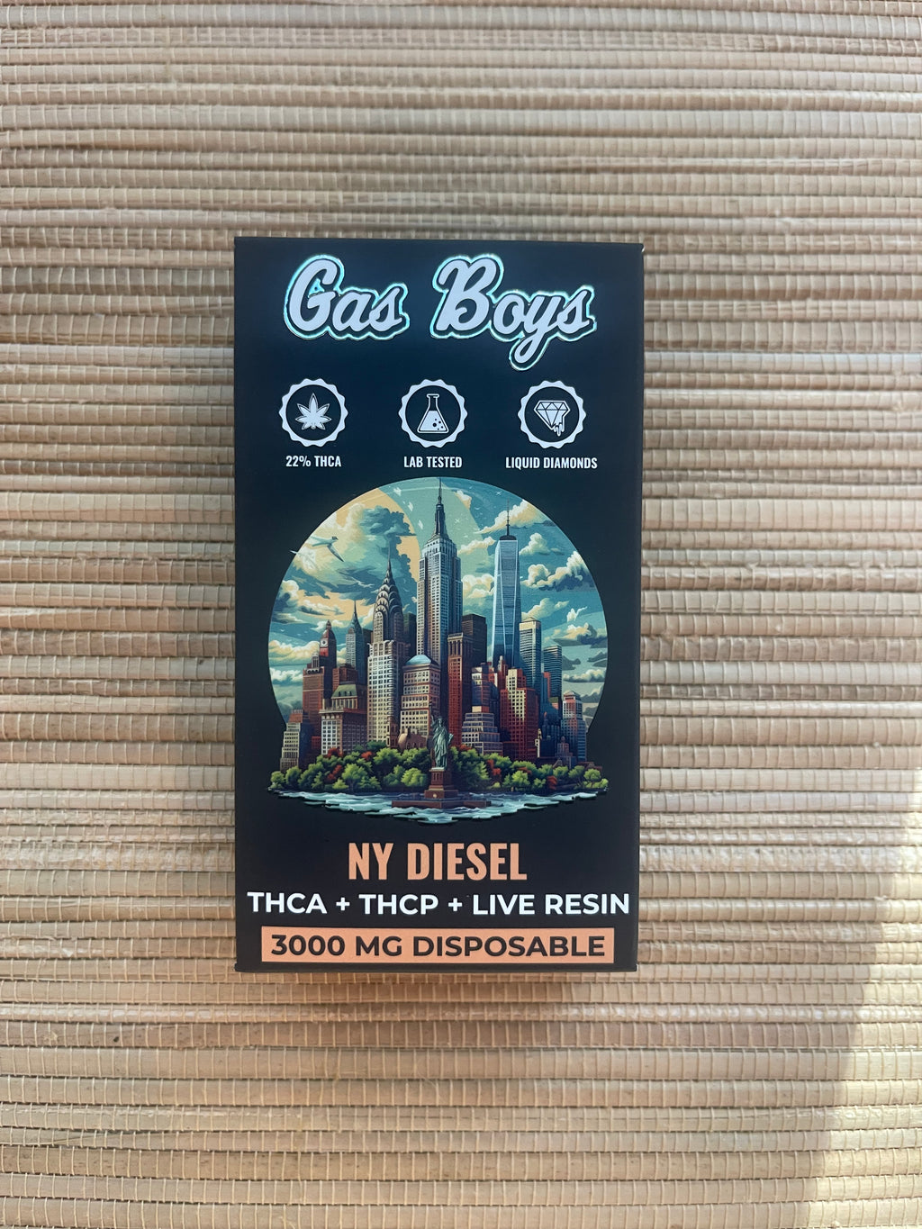 Gas Boys Disposable Vapes THCA Live Resin 3000 mg