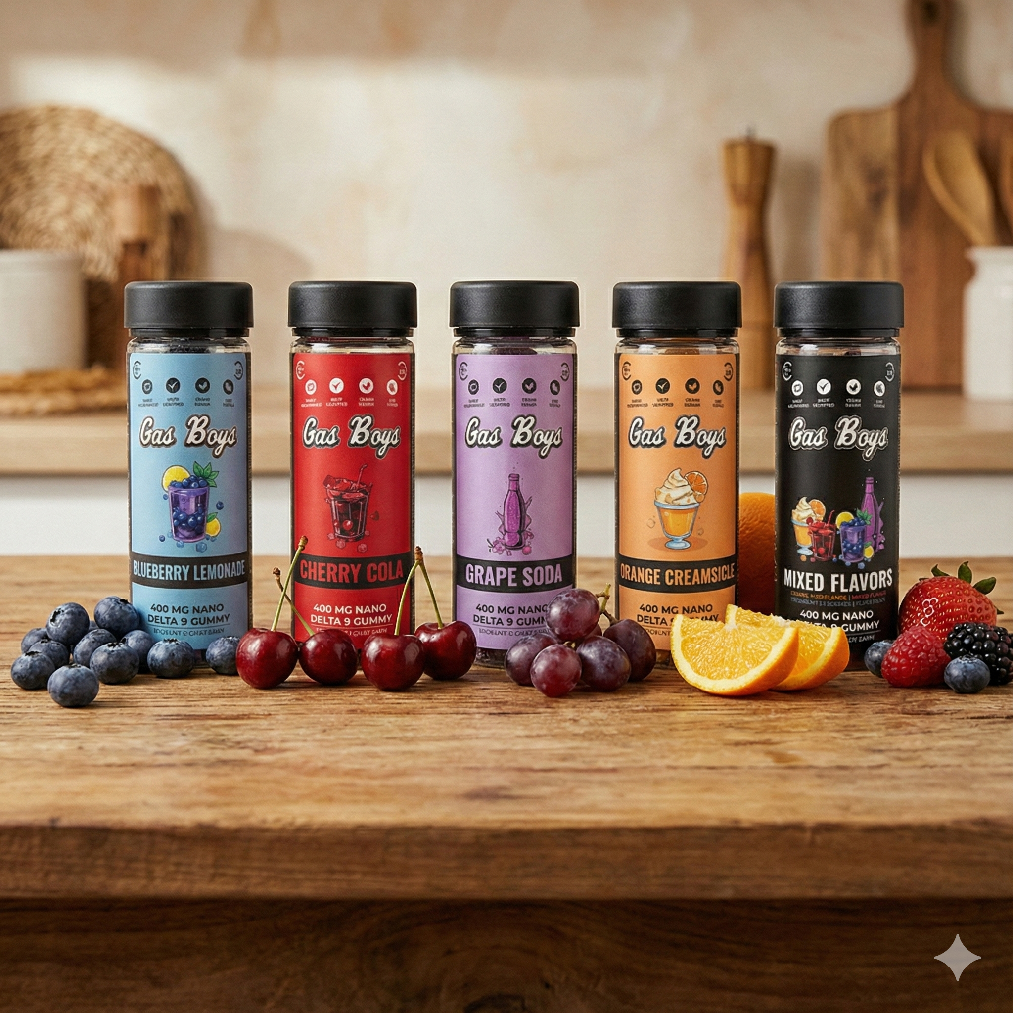 Gas Boys Nano Gummies D-9 400mg