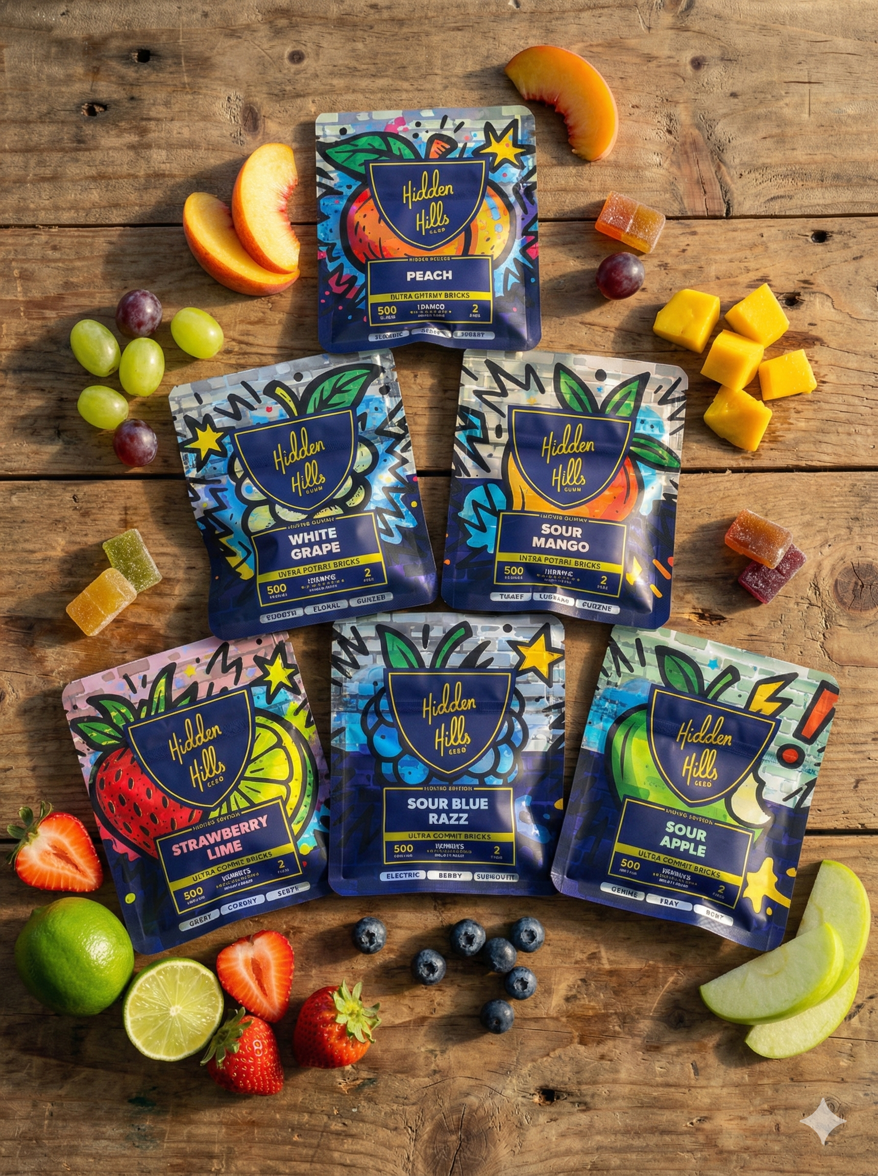 Hidden Hills Heady Blend 1000mg Edibles