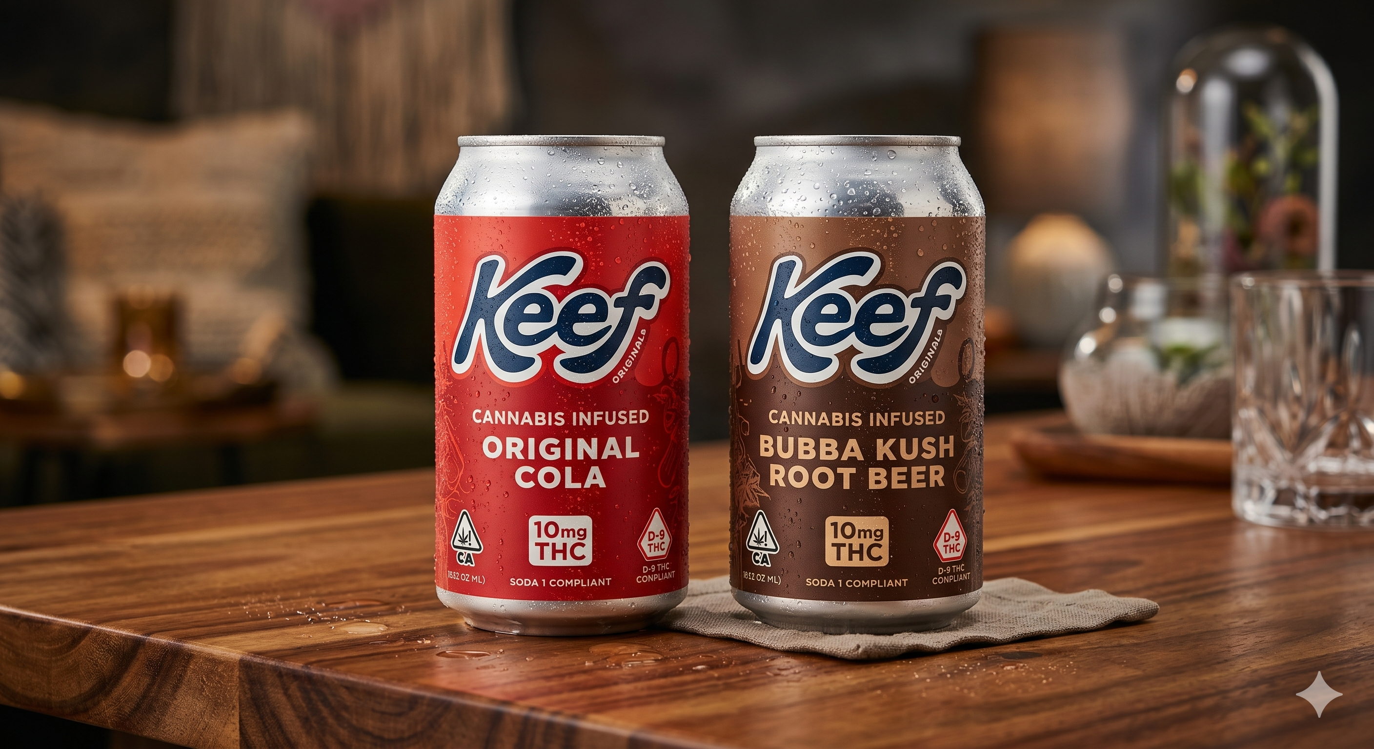 D6 Keef Cannabis Infused Drinks 12oz
