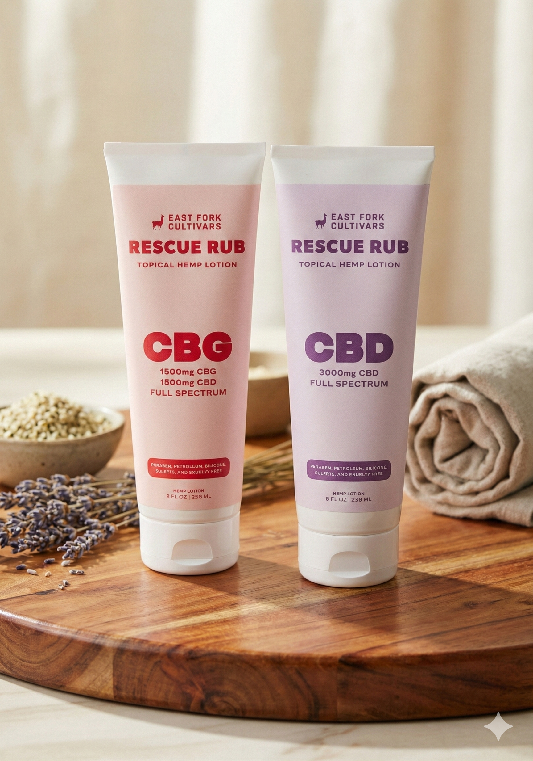 Rescue Rub Topical Hemp Lotion