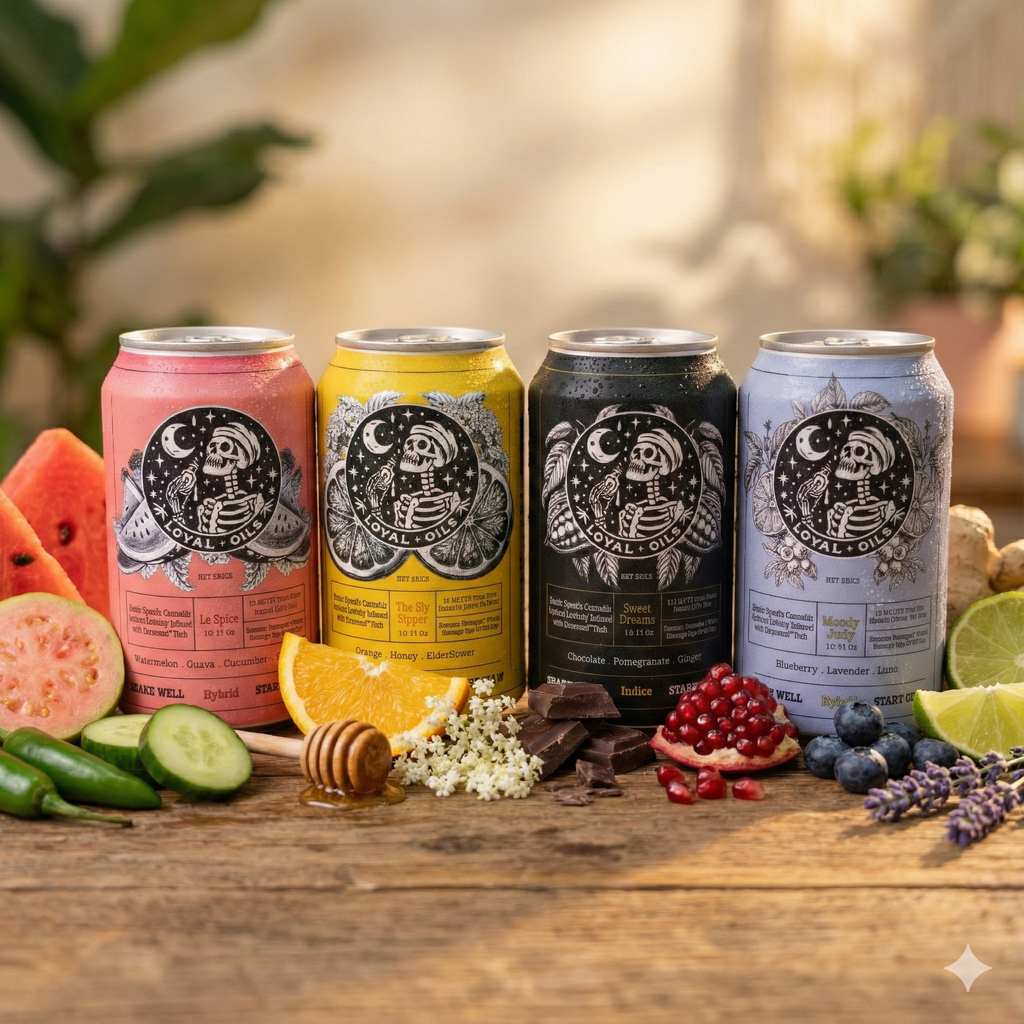 Loyal Oils D-9 THC Live Resin Infused Drink 12oz - 10mg