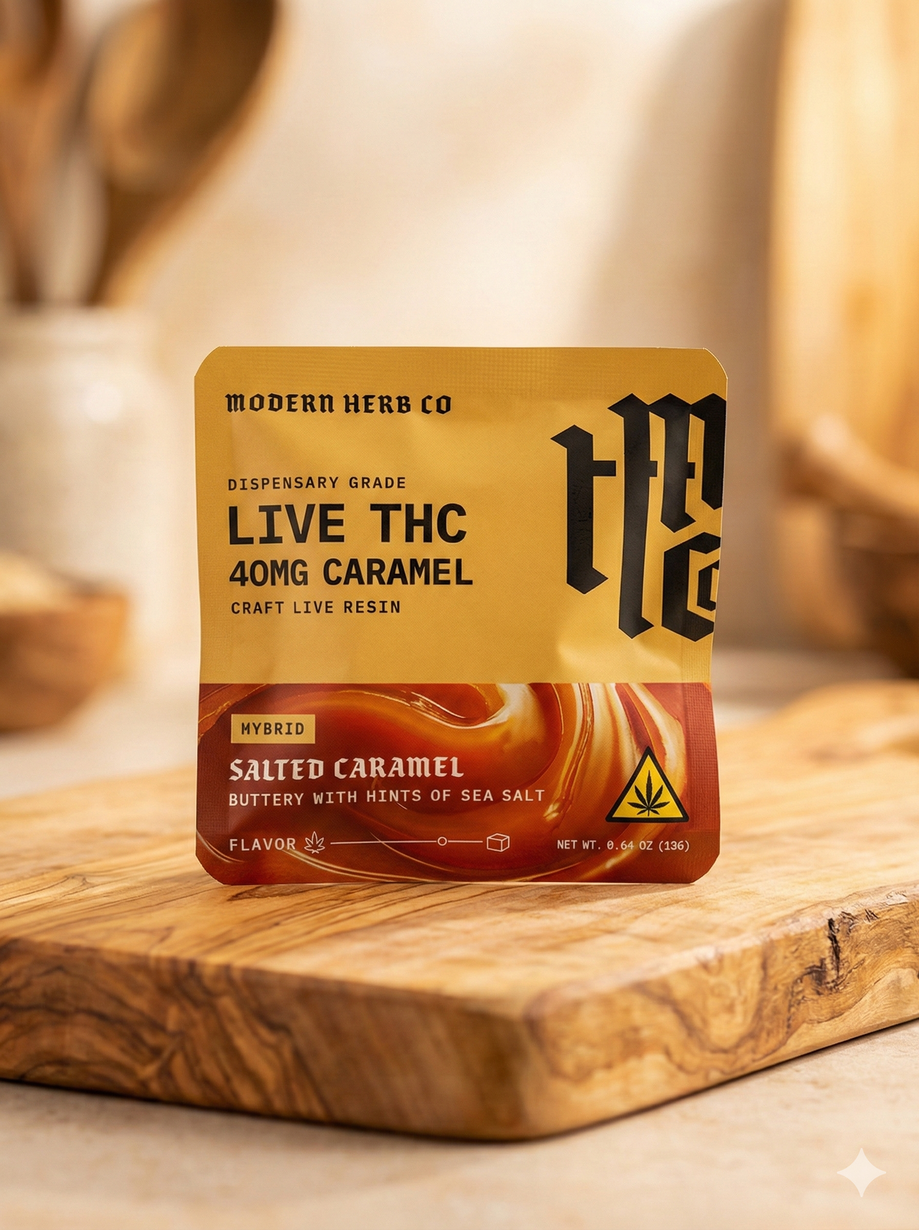 Modern Herb Live THC 40mg Salted Caramel