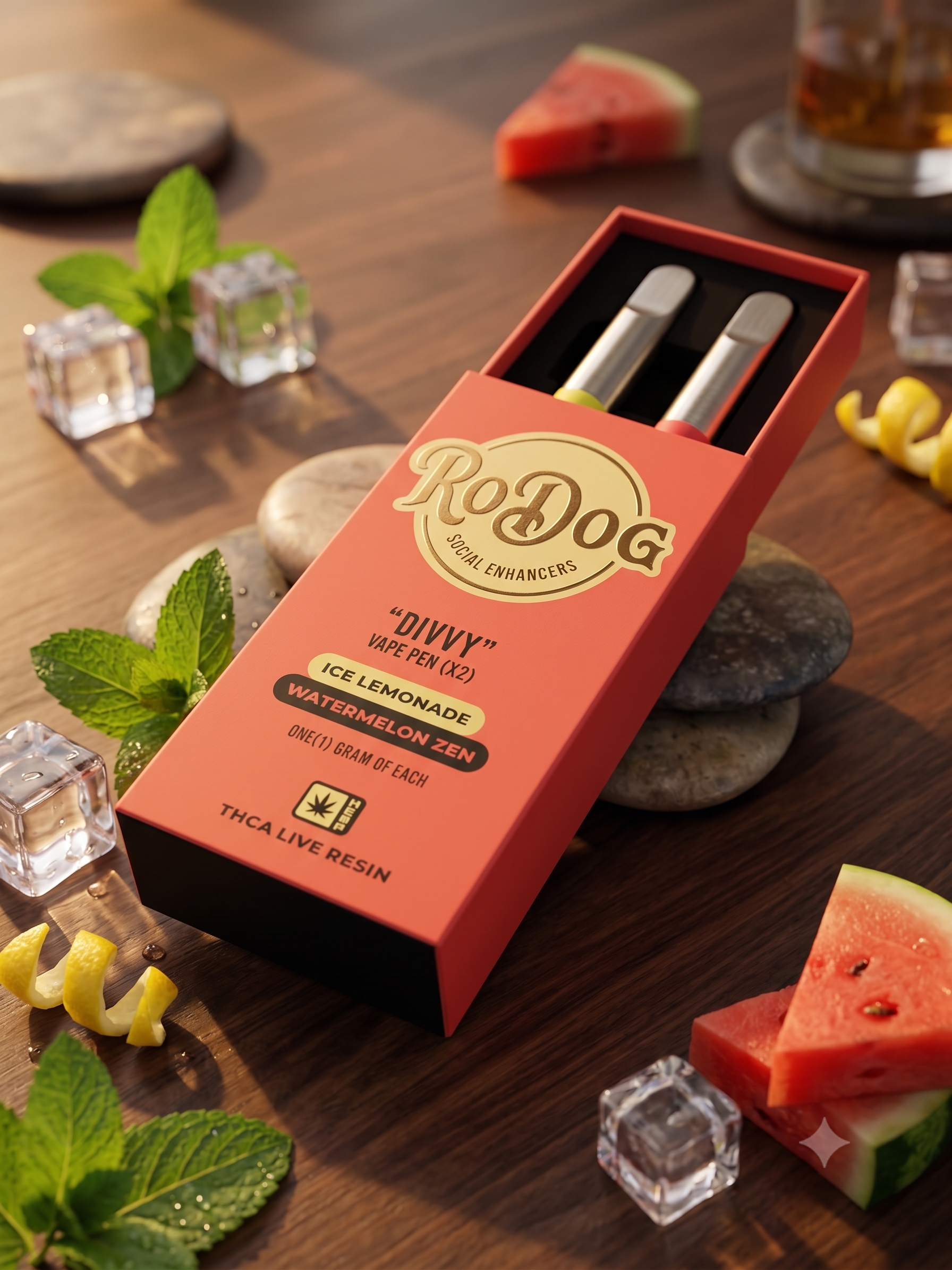 C8 RoDog Divvy Thca Live Resin Double Magnetic Shareable Vape 2g