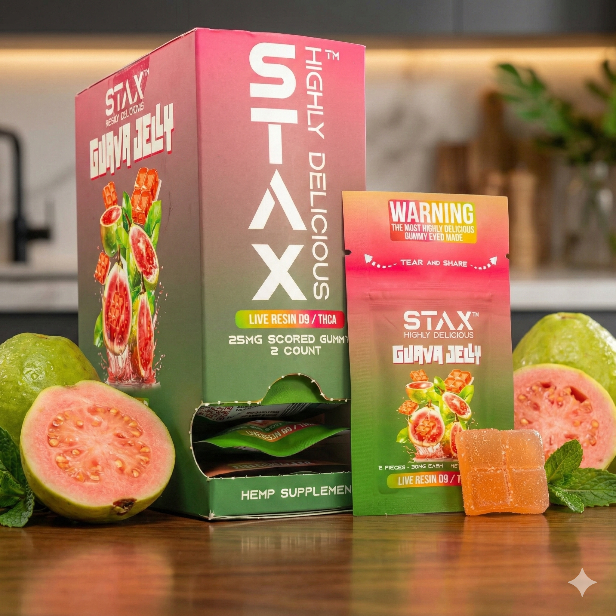 Stax Highly Delicious 25mg Gummies