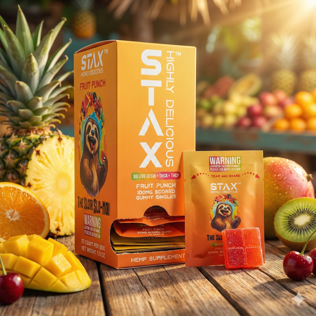 Stax Highly Delicious 100mg Gummies