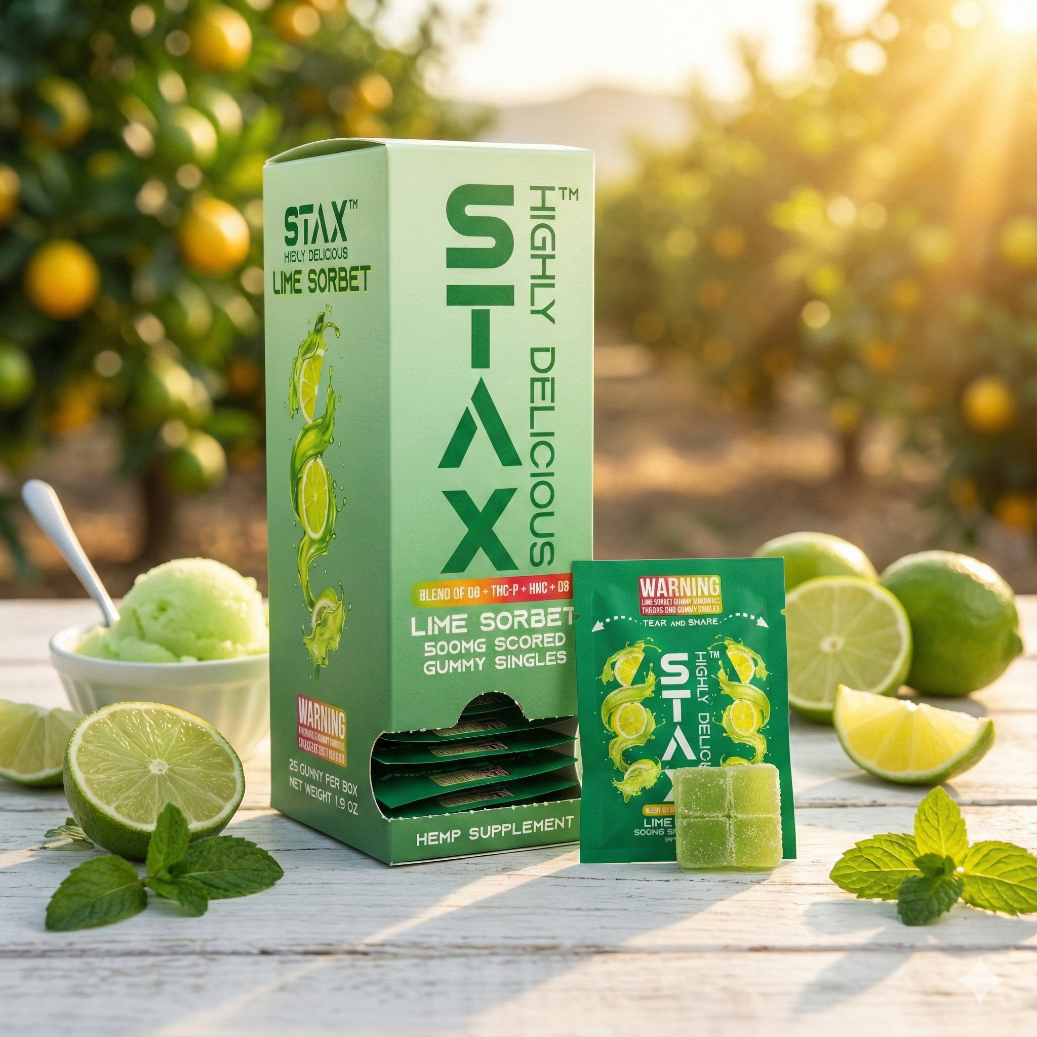 Stax Highly Delicious 500mg Gummies