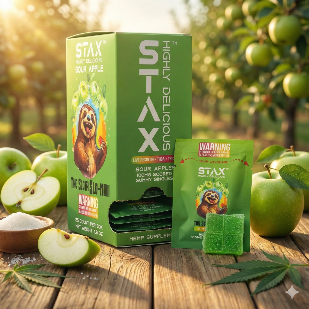 Stax Highly Delicious 100mg Gummies