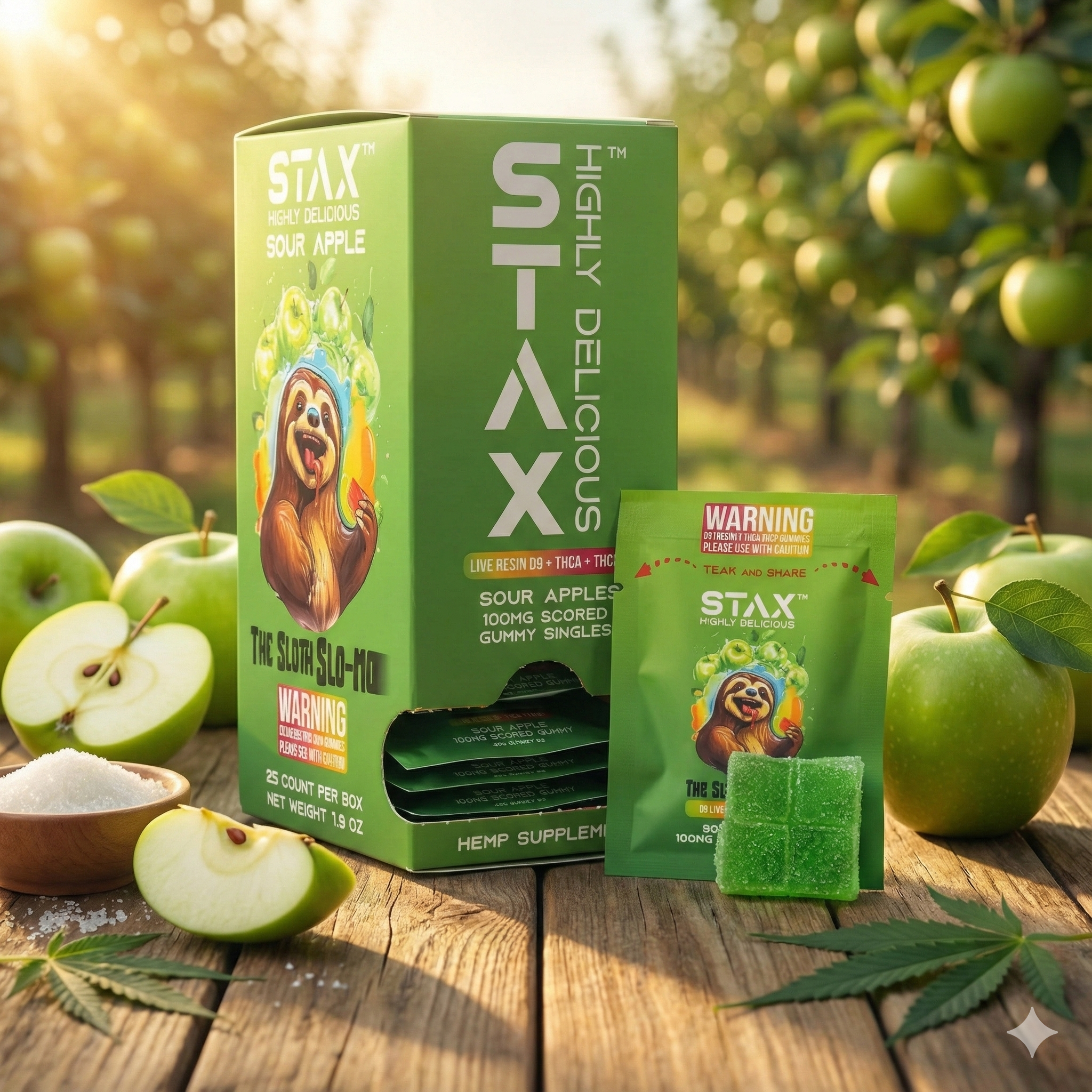 Stax Highly Delicious 100mg Gummies