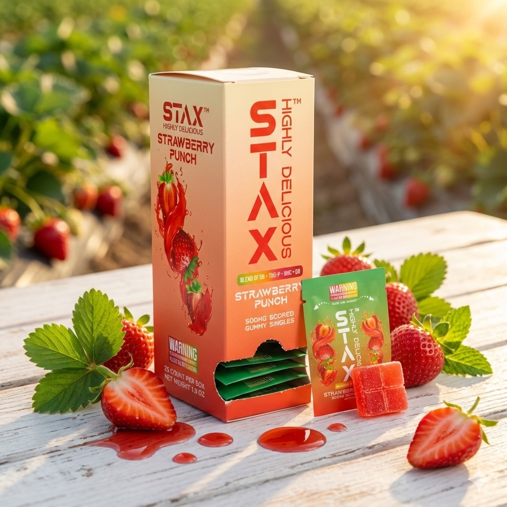 Stax Highly Delicious 500mg Gummies